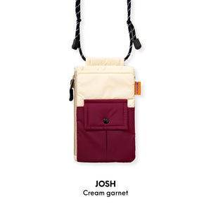 HUKMUM - Josh Phone Bag (Cream Garnet)