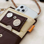 Load image into Gallery viewer, HUKMUM - Josh Phone Bag (Cream Garnet)
