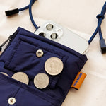 Load image into Gallery viewer, HUKMUM - Josh Phone Bag (Navy Cream)
