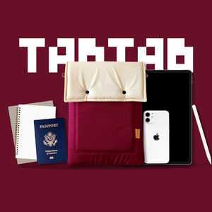 HUKMUM - 13" Tabtab Laptop Bag (Cream Granet)