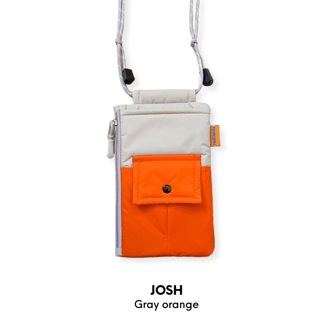 HUKMUM - Josh Phone Bag (Grey Orange)