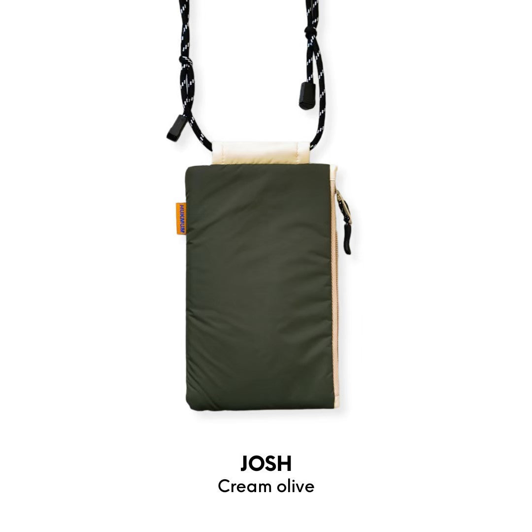 HUKMUM - Josh Phone Bag (Cream Olive)