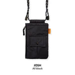 Load image into Gallery viewer, HUKMUM - Josh Phone Bag (All Black)
