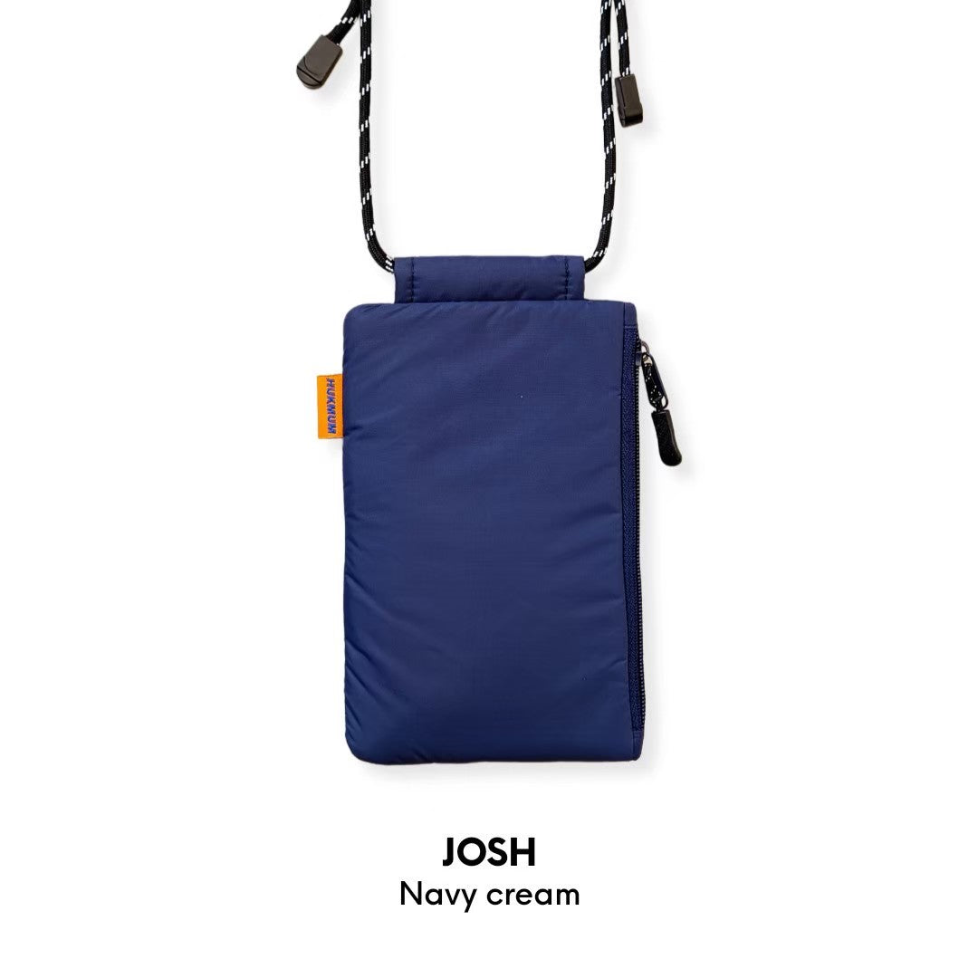 HUKMUM - Josh Phone Bag (Navy Cream)