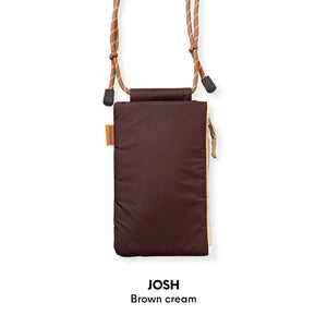 HUKMUM - Josh Phone Bag (Brown Cream)