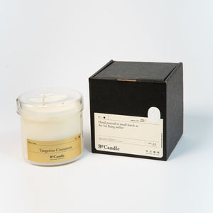 BeCandle Limited Edition Tangerine Cinnamon (500g / approx 120hrs)