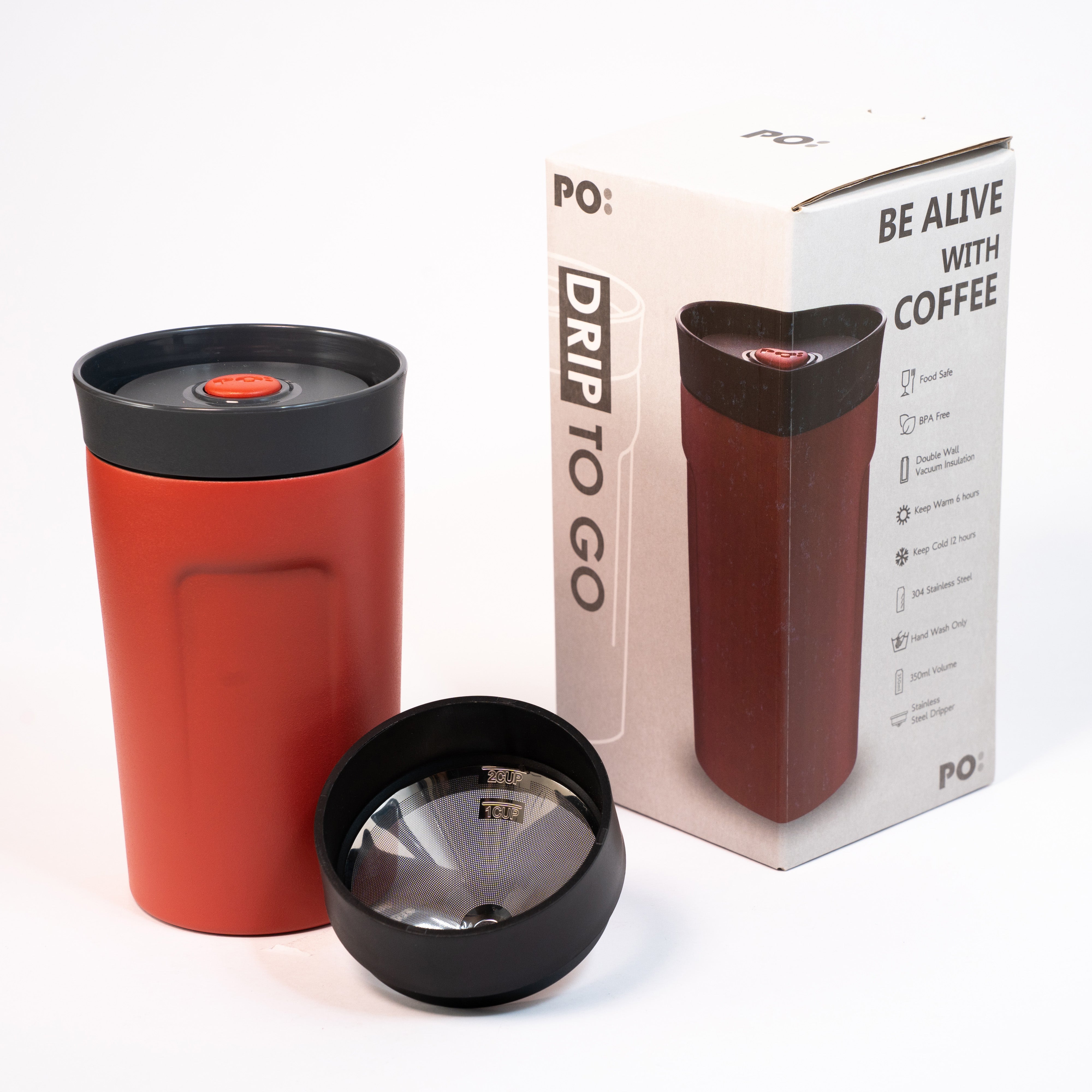 PO: Drip To Go Thermo Tumbler 2.0 (Red)