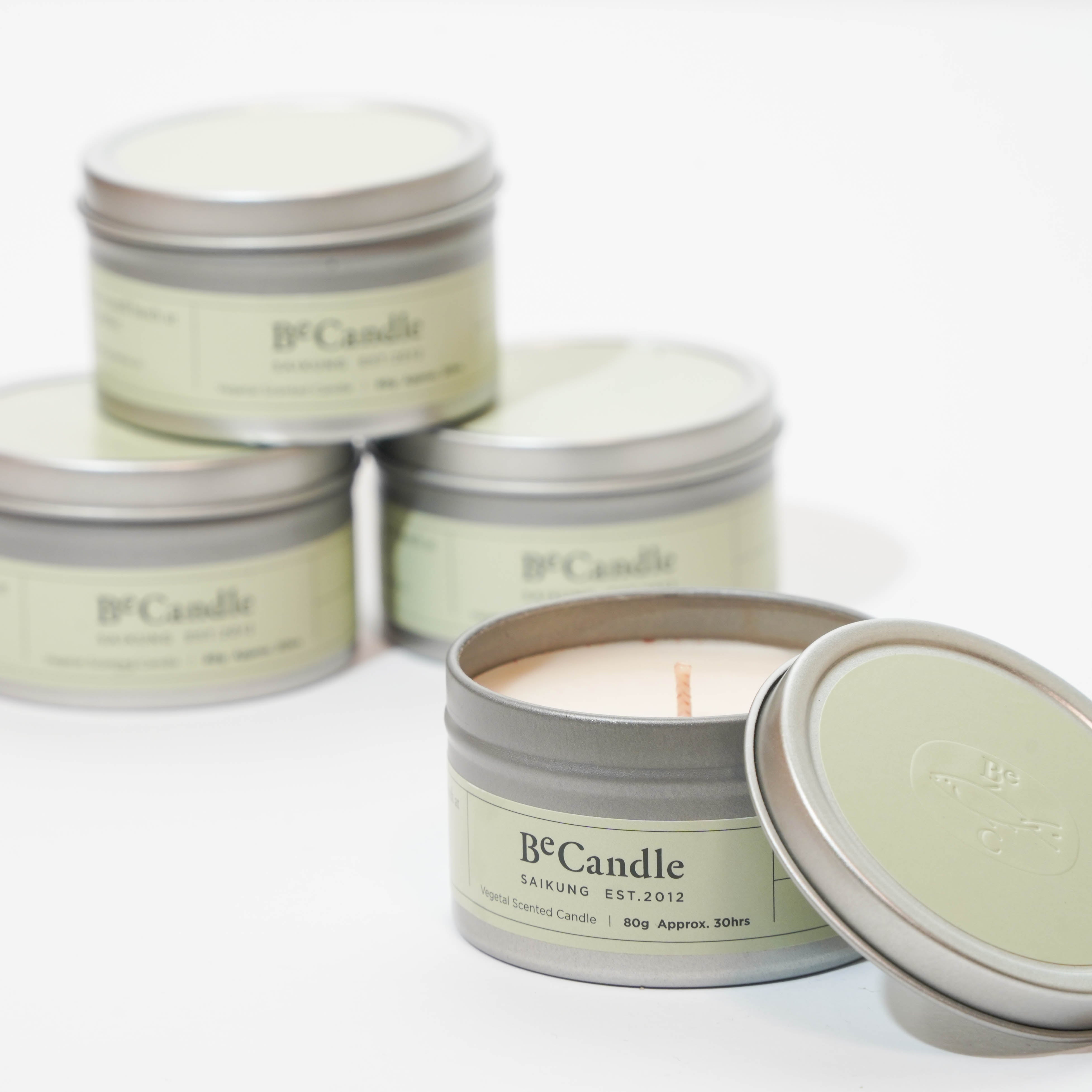 BeCandle 98. Gardenia - Travel size (80g / approx 30hrs)