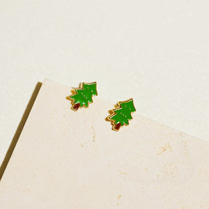 Little Oh - Stud Earrings (Xmas Tree)