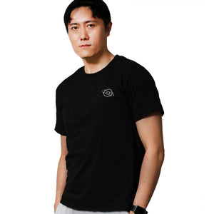 Loop Design - Classic 100% Premium Cotton Unisex T-shirt (Black)