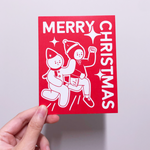 Load image into Gallery viewer, The Weird Things - Post Card (Xmas - Gingerbread Men)
