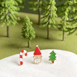 Load image into Gallery viewer, Little Oh - Stud Earrings (Xmas Tree)
