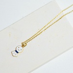 Load image into Gallery viewer, Little Oh - Short Necklace (Blue Sunny Doll)
