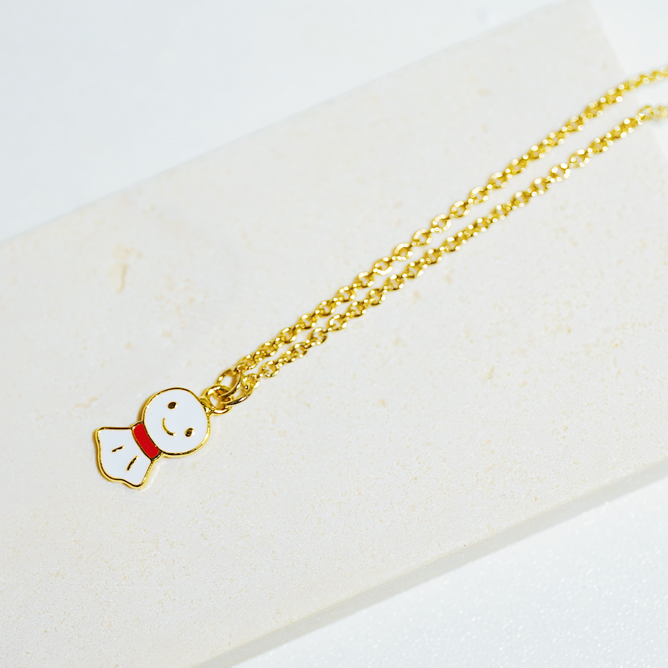 Little Oh - Short Necklace (Red Sunny Doll)