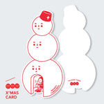 Load image into Gallery viewer, The Weird Things - Post Card (Xmas - Snowman Igloo)
