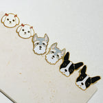 Load image into Gallery viewer, Little Oh - Stud Earrings (Maltese)
