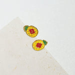Load image into Gallery viewer, Little Oh - Stud Earrings (Huat Lah: Pineapple)
