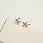 Load image into Gallery viewer, Little Oh - Stud Earrings (Starfish)
