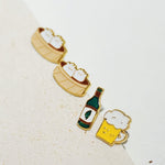 Load image into Gallery viewer, Little Oh - Stud Earrings (Taiwan Beer)
