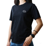 Load image into Gallery viewer, Loop Design - Classic 100% Premium Cotton Unisex T-shirt (Black)
